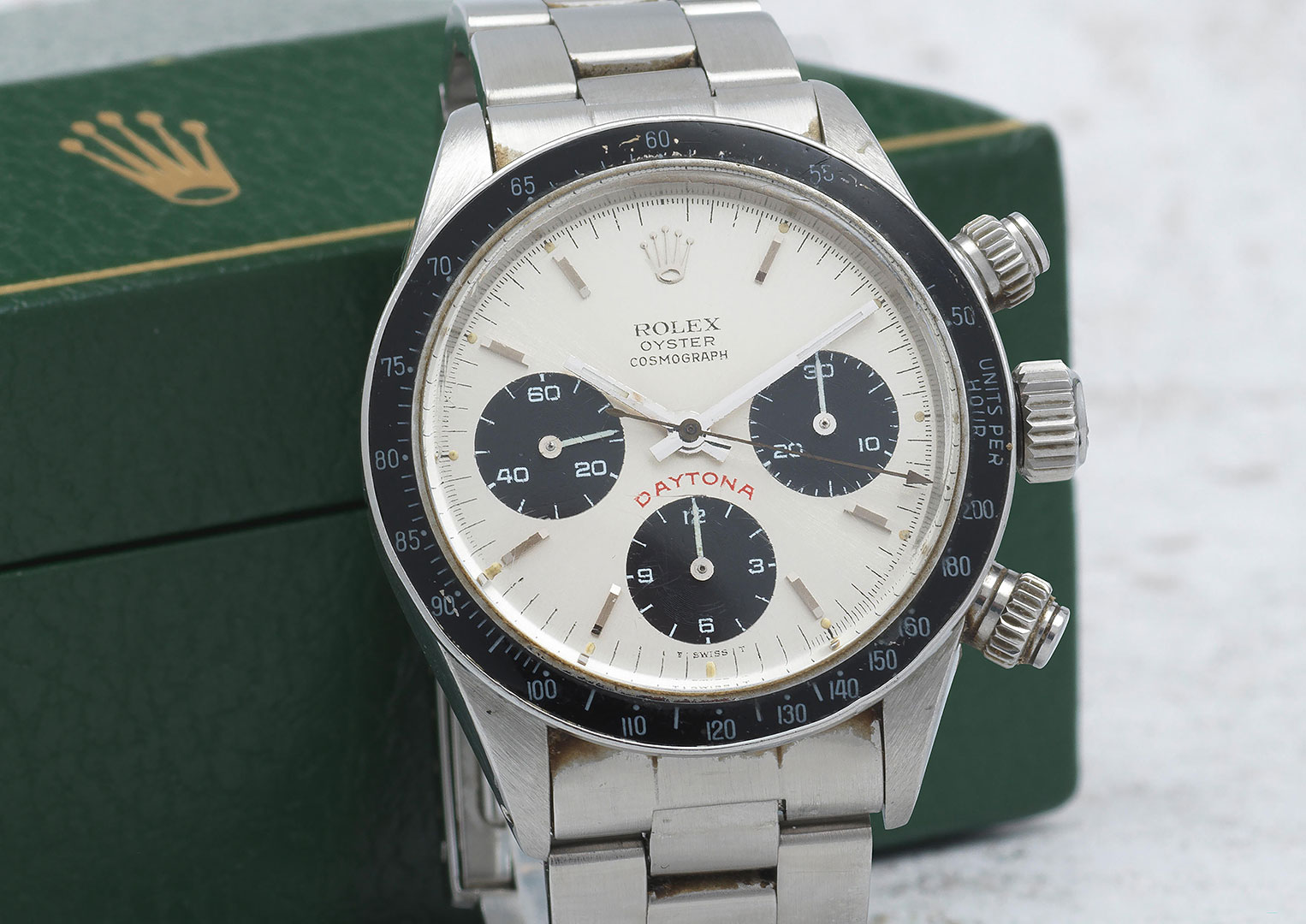 A vintage steel Daytona, reference 6263. Image courtesy of Bonhams