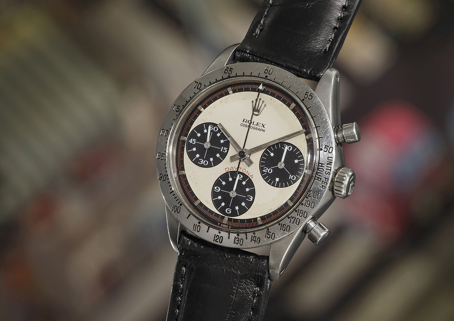 The record-breaking vintage Daytona owned by Paul Newman. Image courtesy of Phillips 