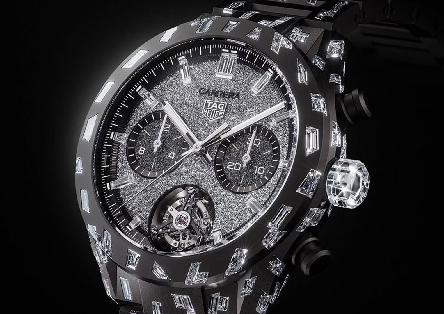 TAG Heuer's Carrera Plasma Diamant d'Avant-Garde with synthetic diamonds